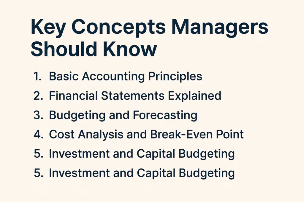 Accounting and Finance for Managers